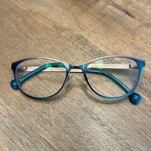 Lisa Loeb Teal Eyeglsses